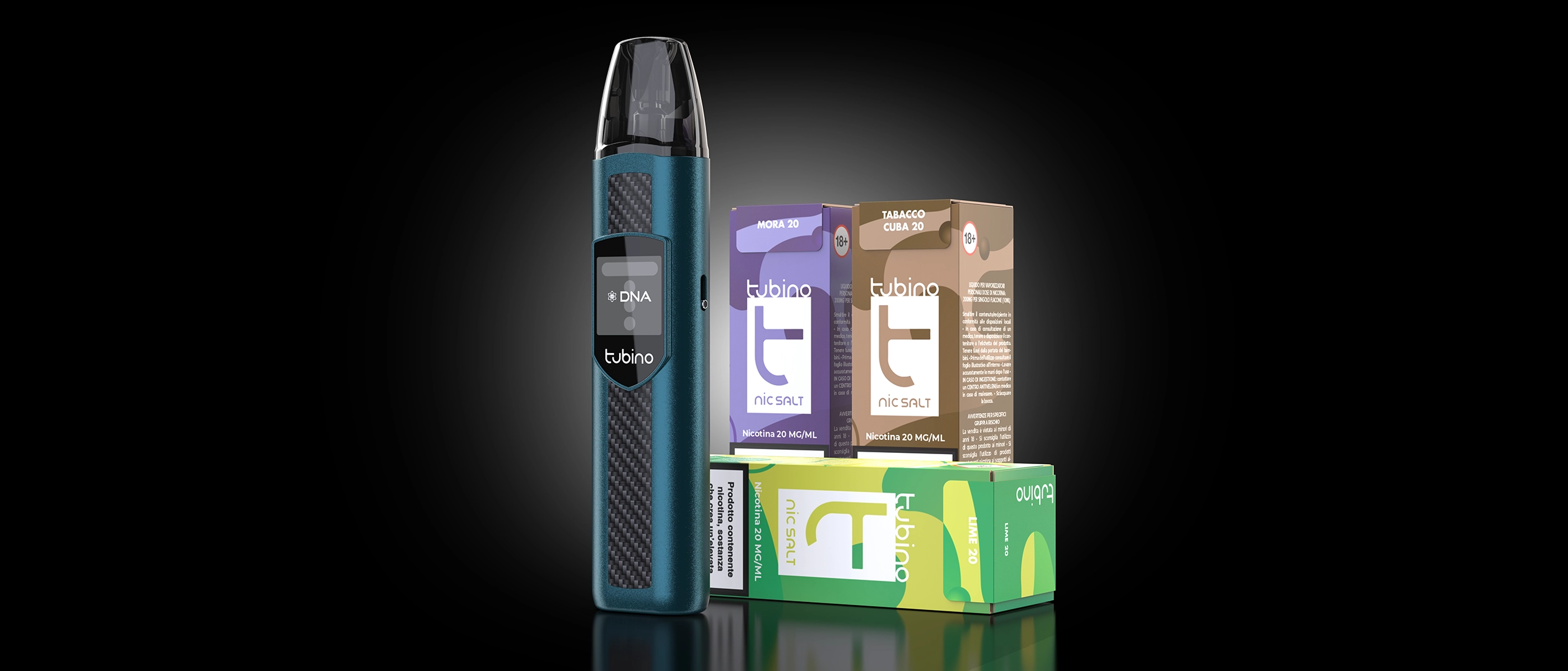 Tubino DNA amplifies everything. Including your liquids.